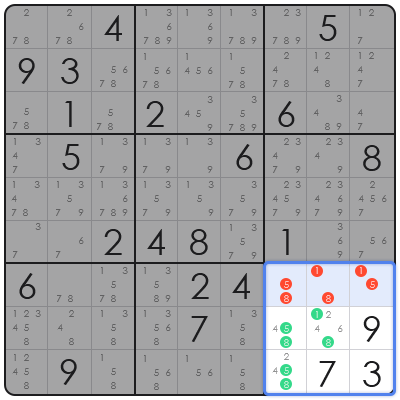 sudoku killer combinations
